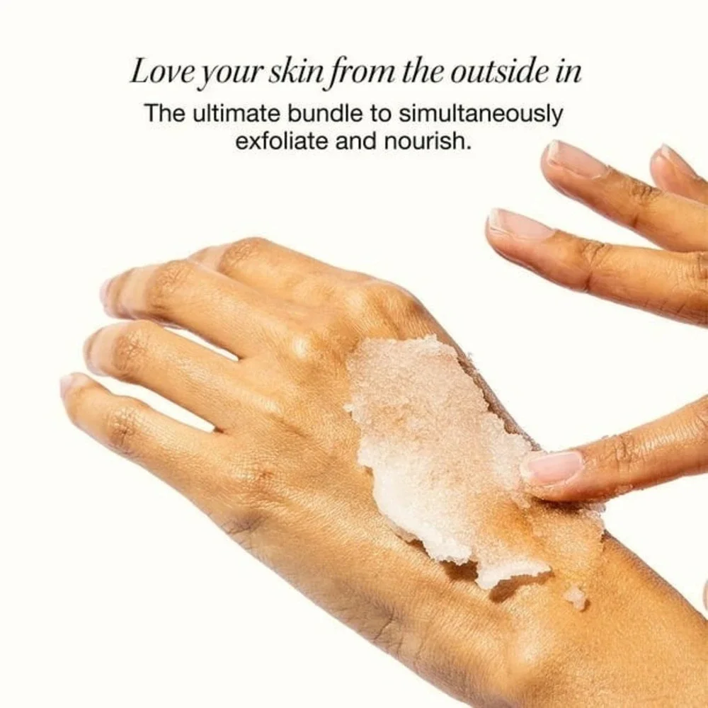 Raw Sugar Sugar Scrub Set‎ 3 Jar Skin Treatment